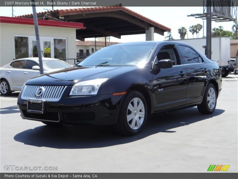 Black Ebony / Dark Charcoal 2007 Mercury Milan I4