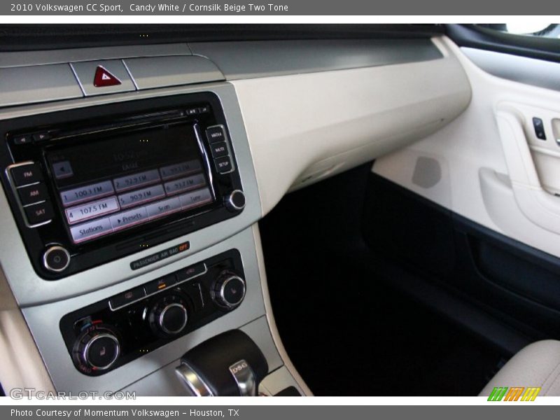 Candy White / Cornsilk Beige Two Tone 2010 Volkswagen CC Sport