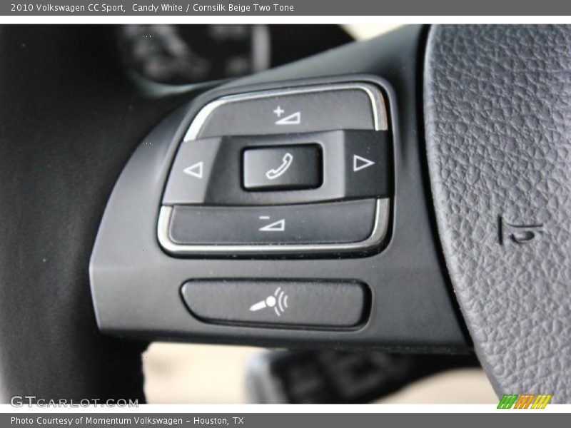 Candy White / Cornsilk Beige Two Tone 2010 Volkswagen CC Sport