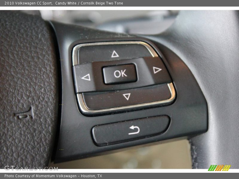 Candy White / Cornsilk Beige Two Tone 2010 Volkswagen CC Sport