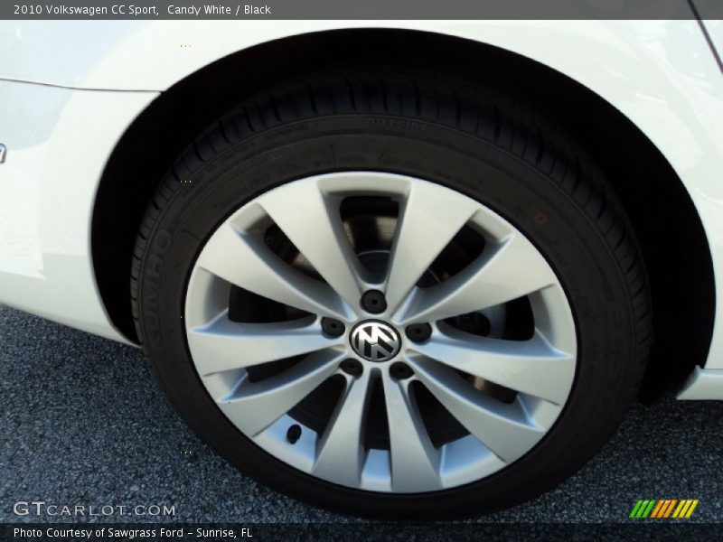 Candy White / Black 2010 Volkswagen CC Sport