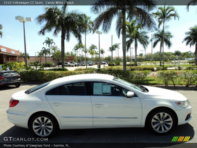 Candy White / Black 2010 Volkswagen CC Sport