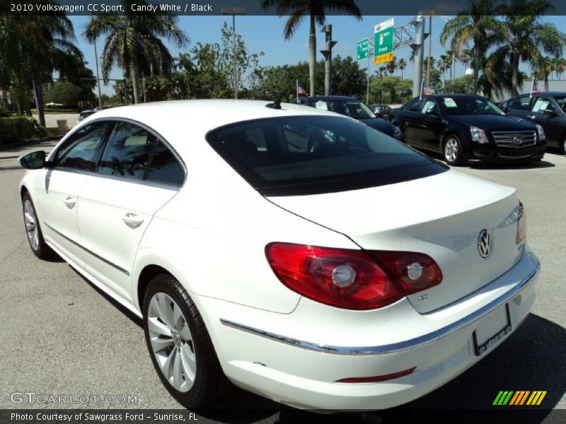 Candy White / Black 2010 Volkswagen CC Sport