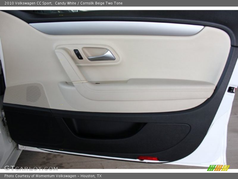 Candy White / Cornsilk Beige Two Tone 2010 Volkswagen CC Sport