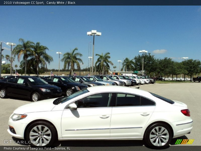 Candy White / Black 2010 Volkswagen CC Sport