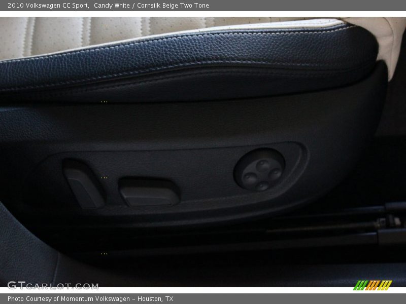 Candy White / Cornsilk Beige Two Tone 2010 Volkswagen CC Sport