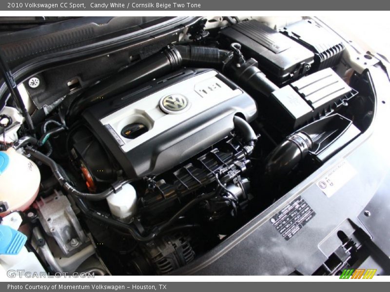 Candy White / Cornsilk Beige Two Tone 2010 Volkswagen CC Sport
