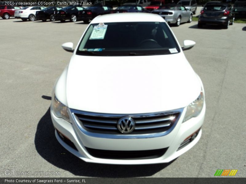 Candy White / Black 2010 Volkswagen CC Sport