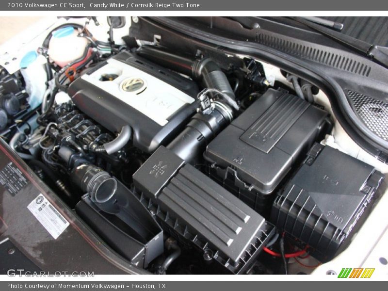 Candy White / Cornsilk Beige Two Tone 2010 Volkswagen CC Sport