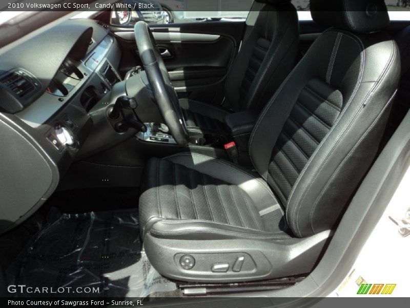 Candy White / Black 2010 Volkswagen CC Sport