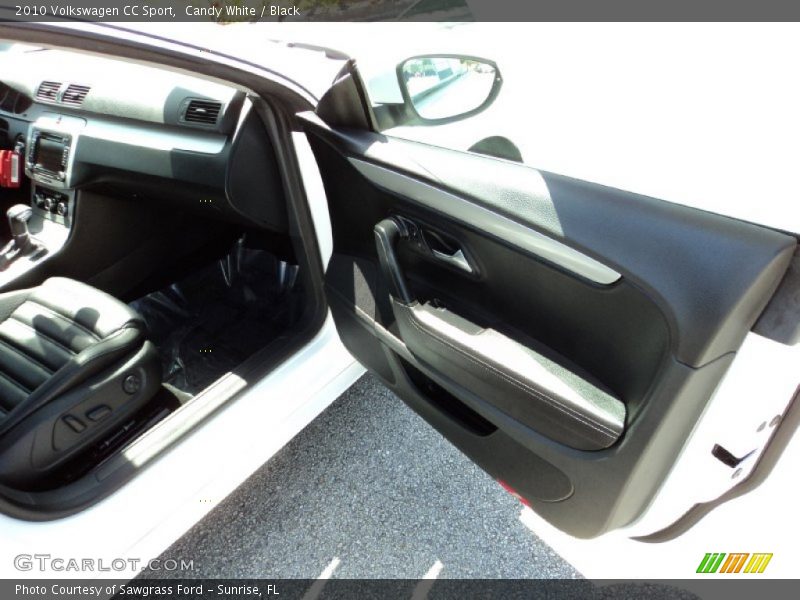 Candy White / Black 2010 Volkswagen CC Sport