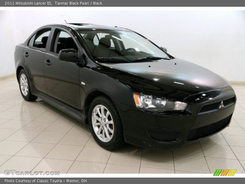 Tarmac Black Pearl / Black 2011 Mitsubishi Lancer ES