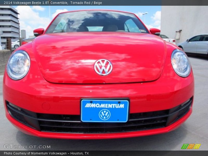 Tornado Red / Beige 2014 Volkswagen Beetle 1.8T Convertible