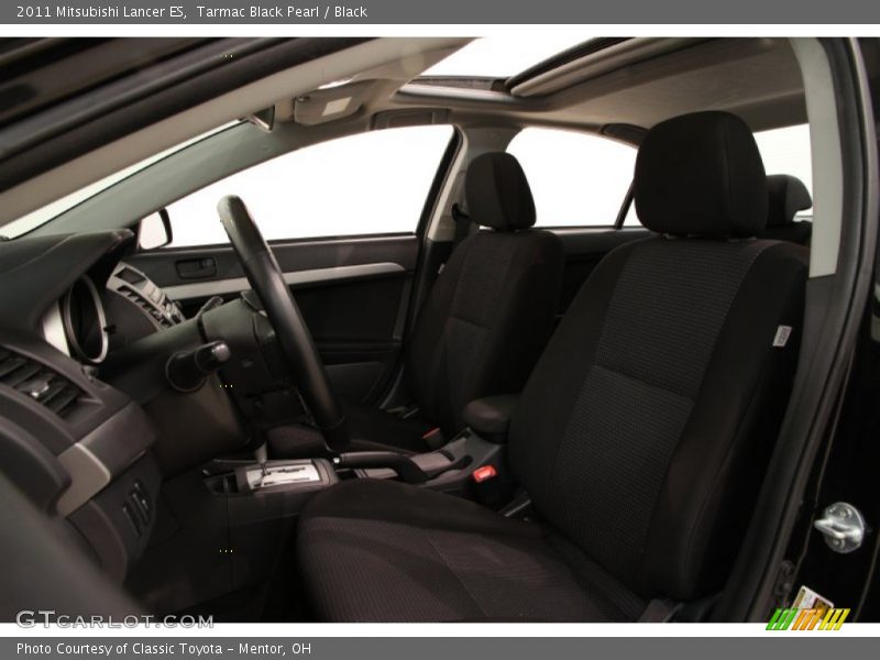 Tarmac Black Pearl / Black 2011 Mitsubishi Lancer ES