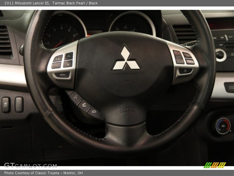 Tarmac Black Pearl / Black 2011 Mitsubishi Lancer ES
