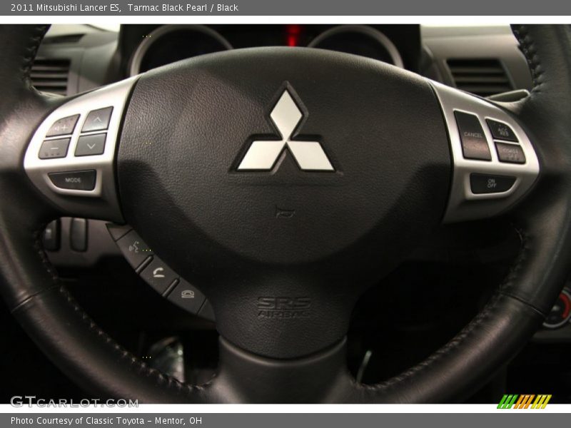 Tarmac Black Pearl / Black 2011 Mitsubishi Lancer ES