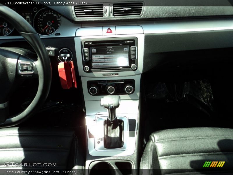 Candy White / Black 2010 Volkswagen CC Sport