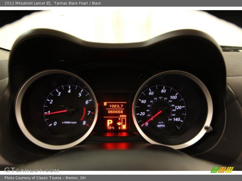 Tarmac Black Pearl / Black 2011 Mitsubishi Lancer ES