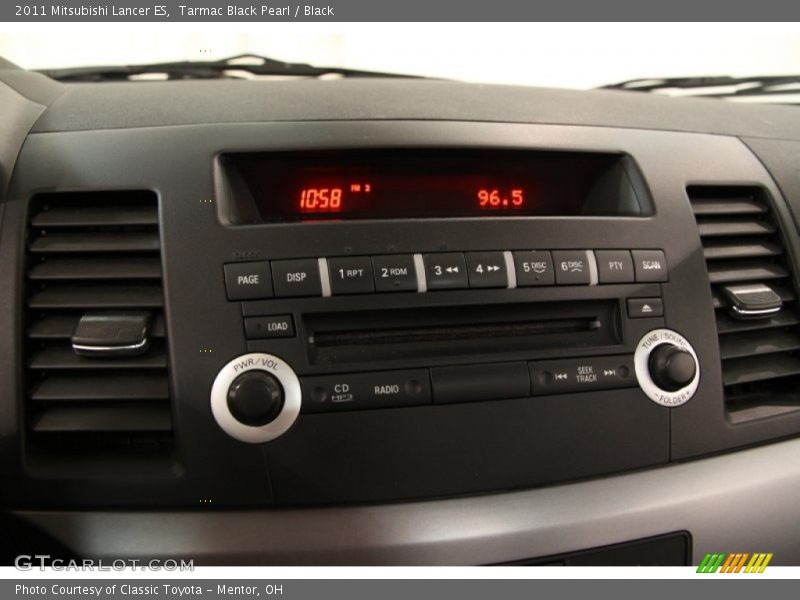 Tarmac Black Pearl / Black 2011 Mitsubishi Lancer ES