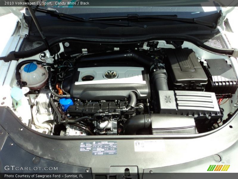 Candy White / Black 2010 Volkswagen CC Sport