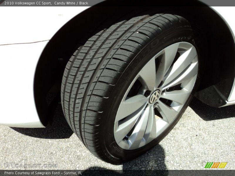 Candy White / Black 2010 Volkswagen CC Sport
