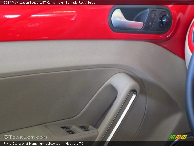 Tornado Red / Beige 2014 Volkswagen Beetle 1.8T Convertible
