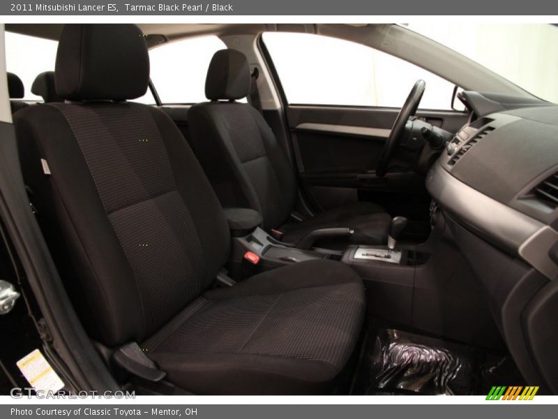 Tarmac Black Pearl / Black 2011 Mitsubishi Lancer ES