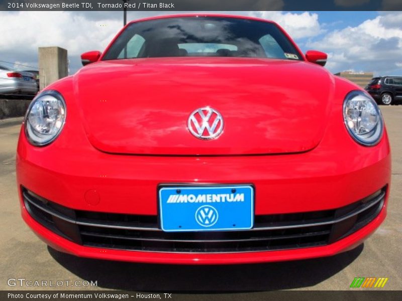 Tornado Red / Titan Black 2014 Volkswagen Beetle TDI