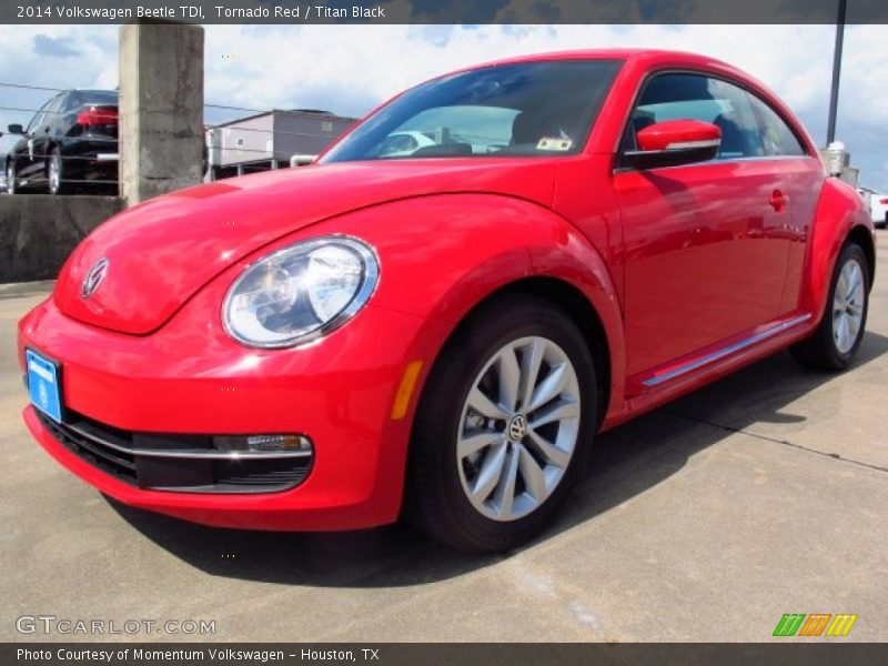 Tornado Red / Titan Black 2014 Volkswagen Beetle TDI