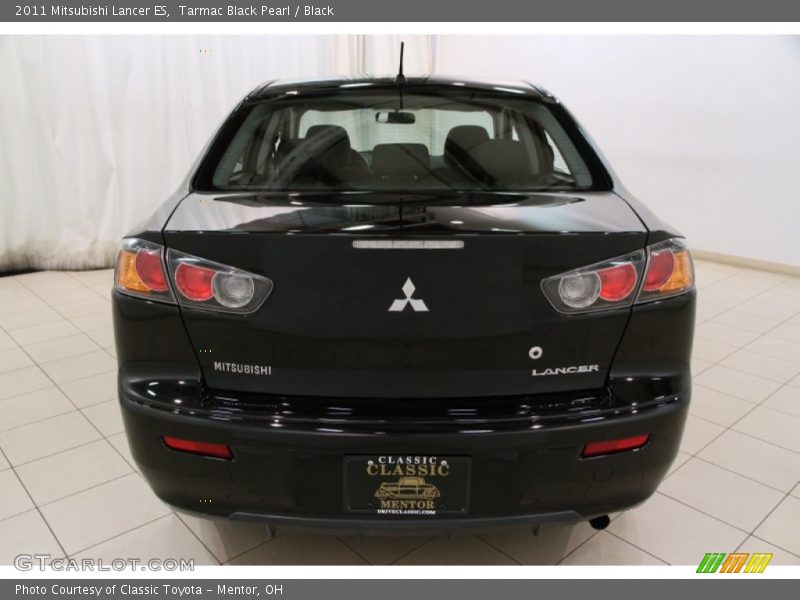 Tarmac Black Pearl / Black 2011 Mitsubishi Lancer ES