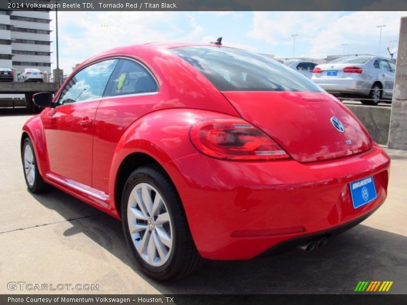 Tornado Red / Titan Black 2014 Volkswagen Beetle TDI