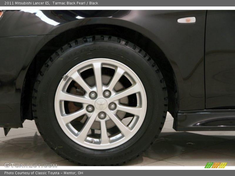 Tarmac Black Pearl / Black 2011 Mitsubishi Lancer ES