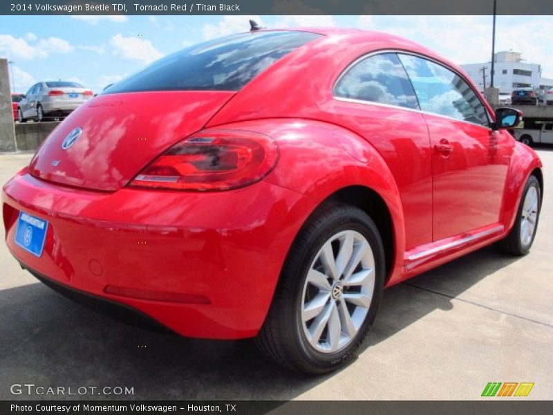 Tornado Red / Titan Black 2014 Volkswagen Beetle TDI