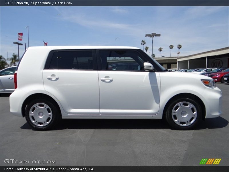 Super White / Dark Gray 2012 Scion xB