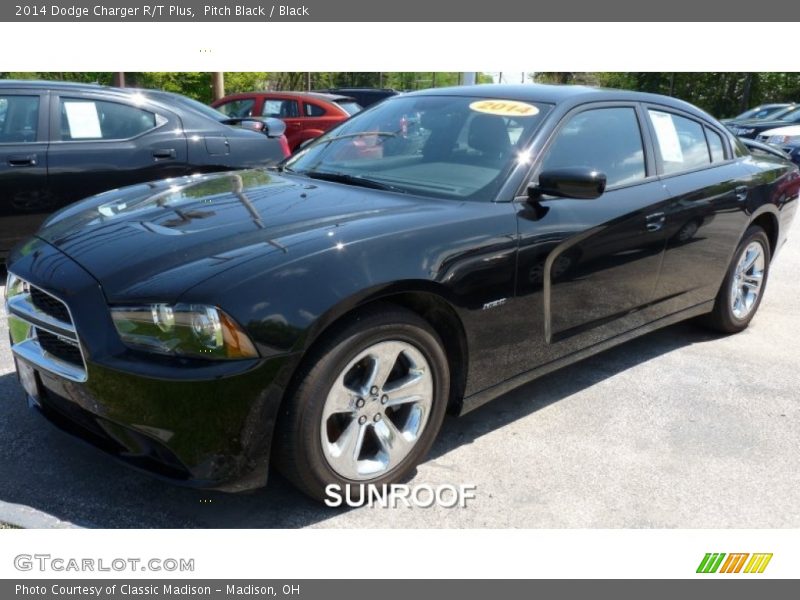 Pitch Black / Black 2014 Dodge Charger R/T Plus