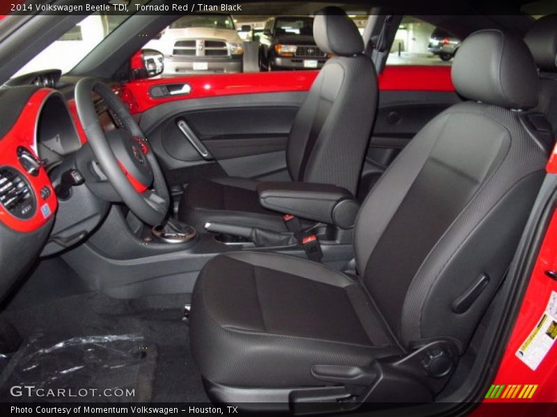 Tornado Red / Titan Black 2014 Volkswagen Beetle TDI