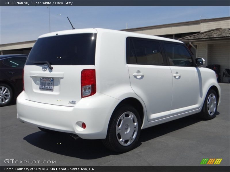 Super White / Dark Gray 2012 Scion xB