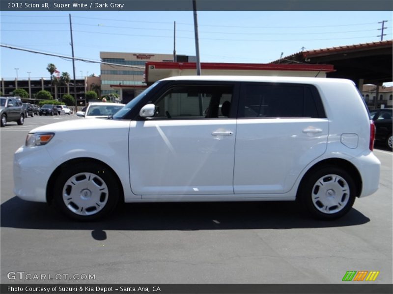 Super White / Dark Gray 2012 Scion xB