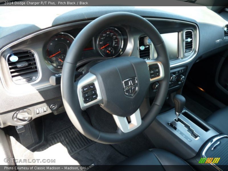 Pitch Black / Black 2014 Dodge Charger R/T Plus