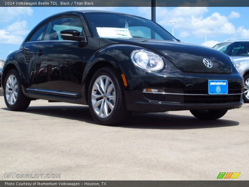 Black / Titan Black 2014 Volkswagen Beetle TDI