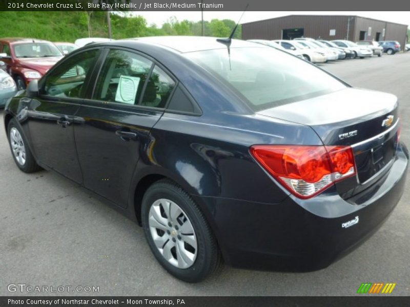 Blue Ray Metallic / Jet Black/Medium Titanium 2014 Chevrolet Cruze LS