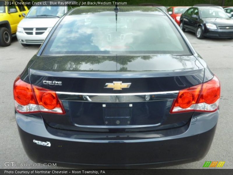 Blue Ray Metallic / Jet Black/Medium Titanium 2014 Chevrolet Cruze LS