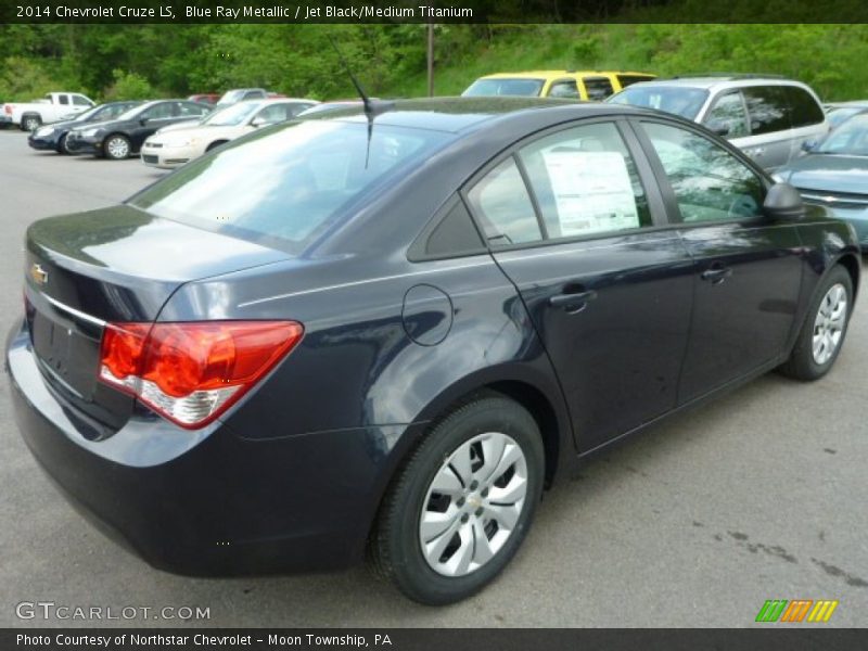 Blue Ray Metallic / Jet Black/Medium Titanium 2014 Chevrolet Cruze LS