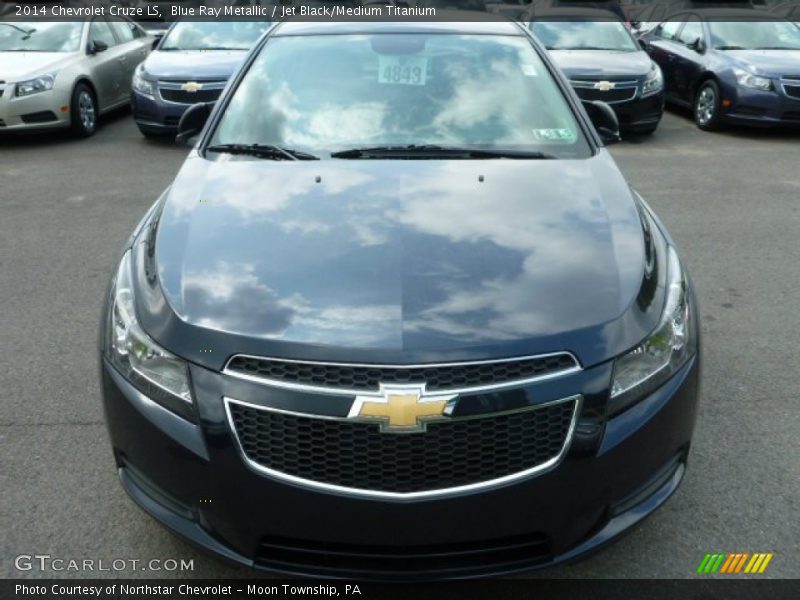 Blue Ray Metallic / Jet Black/Medium Titanium 2014 Chevrolet Cruze LS