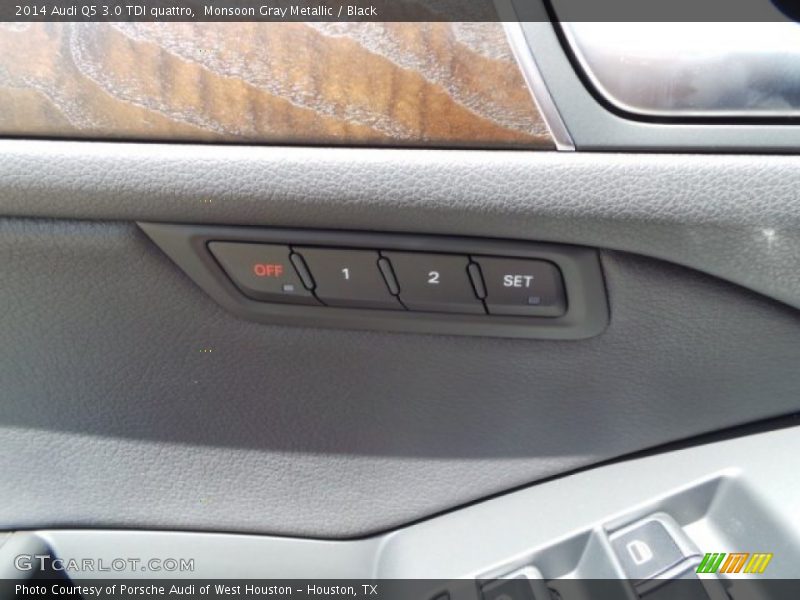 Monsoon Gray Metallic / Black 2014 Audi Q5 3.0 TDI quattro