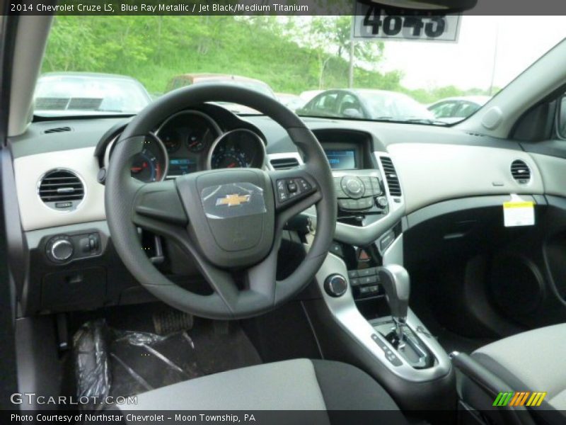 Blue Ray Metallic / Jet Black/Medium Titanium 2014 Chevrolet Cruze LS