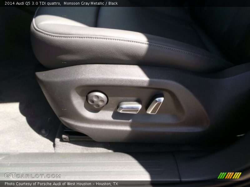 Monsoon Gray Metallic / Black 2014 Audi Q5 3.0 TDI quattro