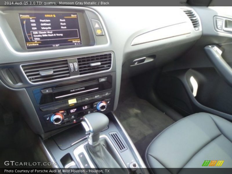 Monsoon Gray Metallic / Black 2014 Audi Q5 3.0 TDI quattro