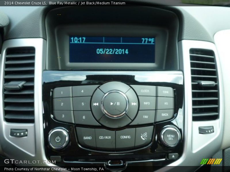Blue Ray Metallic / Jet Black/Medium Titanium 2014 Chevrolet Cruze LS