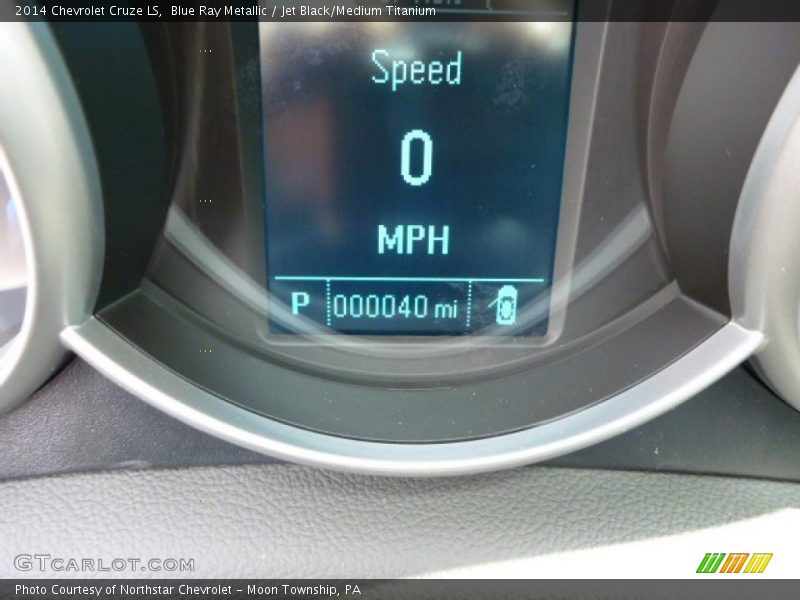 Blue Ray Metallic / Jet Black/Medium Titanium 2014 Chevrolet Cruze LS